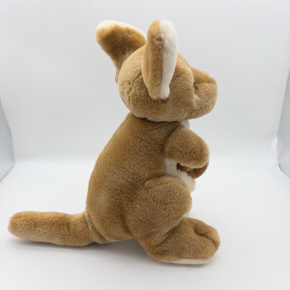 BJ Toy Company, Inc. Plush 10.5" Kangaroo with Baby Joey in Pouch - Picture 4 of 9